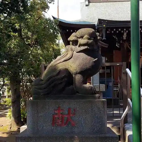 小村井 香取神社の狛犬