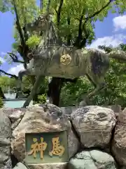 真清田神社の狛犬