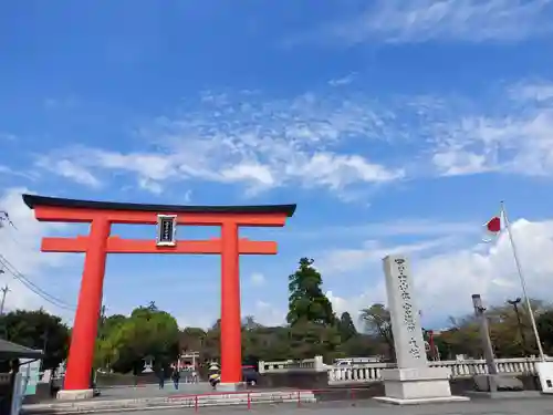 富士山本宮浅間大社の鳥居