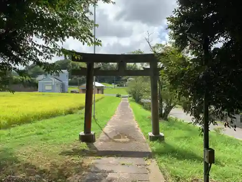 番場神社の鳥居