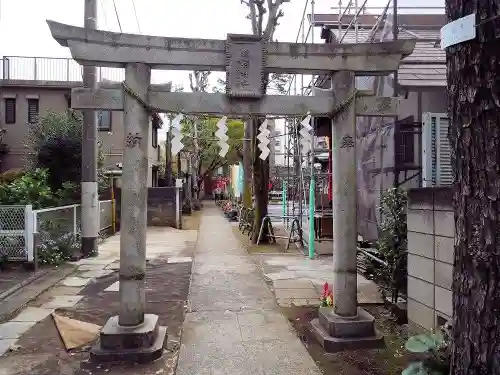 久富稲荷神社の鳥居