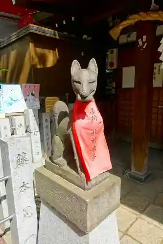 露天神社（お初天神）の狛犬