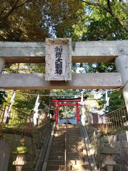 久我山稲荷神社の鳥居