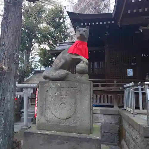 池尻稲荷神社の狛犬