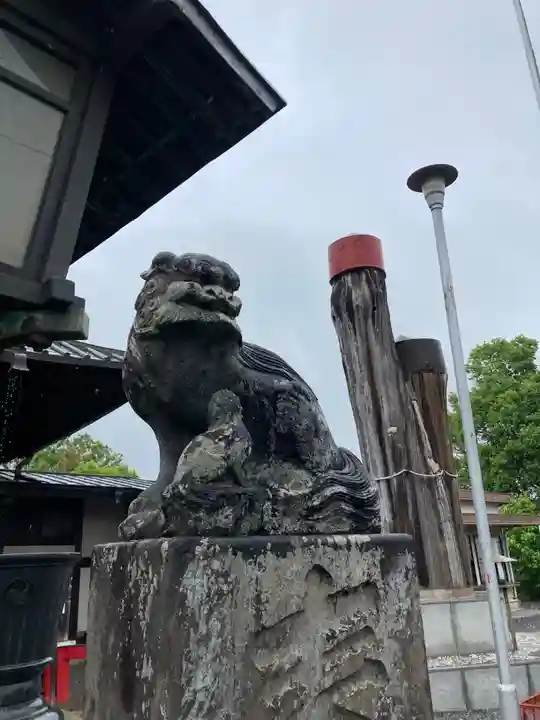 板倉雷電神社の狛犬