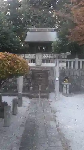 到津八幡神社の鳥居