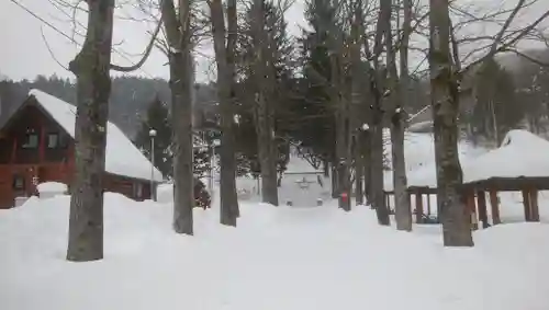 西興部神社の周辺