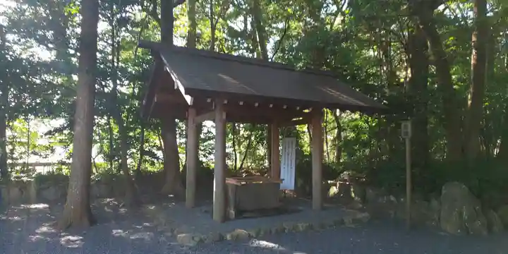伊雜宮(皇大神宮別宮)の手水舎