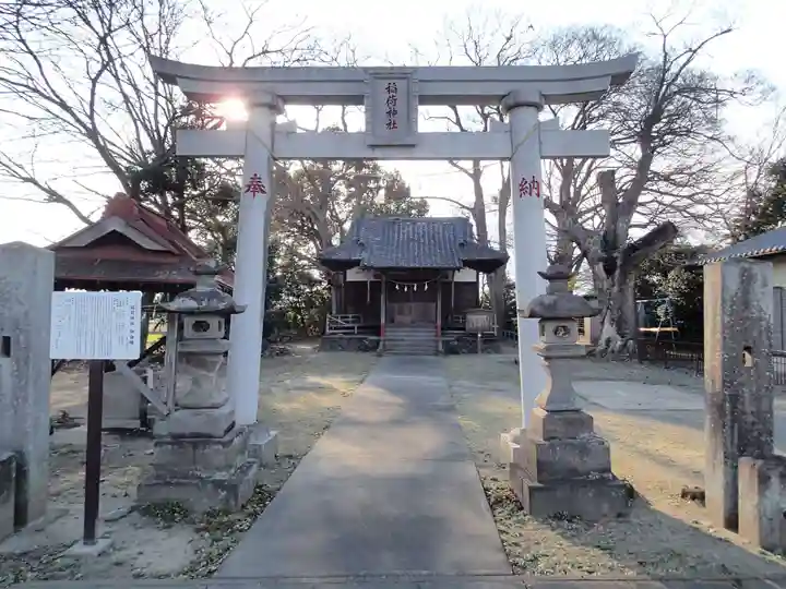 稲荷神社の鳥居