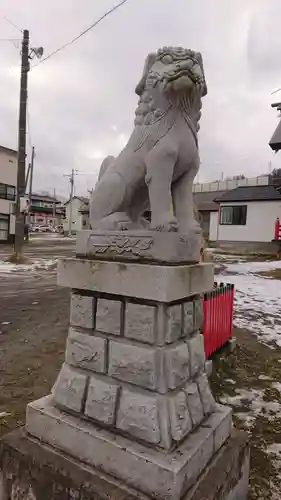 潮見ヶ岡神社の狛犬