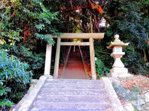 八幡社の鳥居