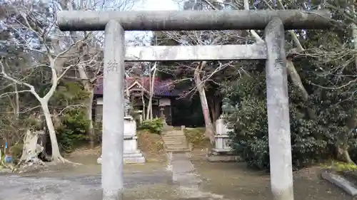 伊弉子神社の鳥居