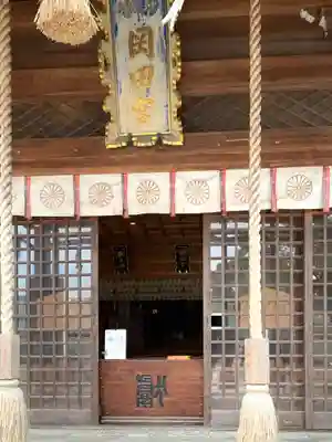 岡田神社の本殿・本堂