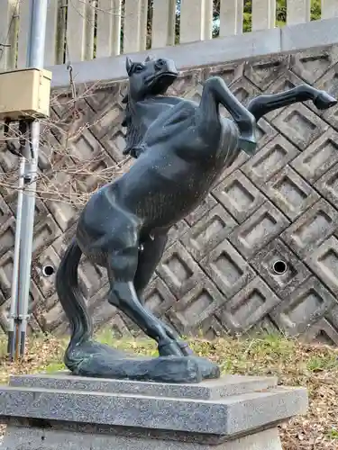 男山八幡宮の狛犬