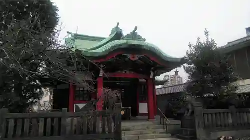 筑土八幡神社の本殿・本堂