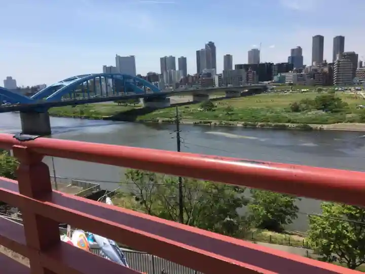 多摩川浅間神社の周辺