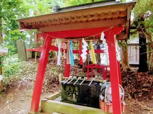 生實神社の手水舎