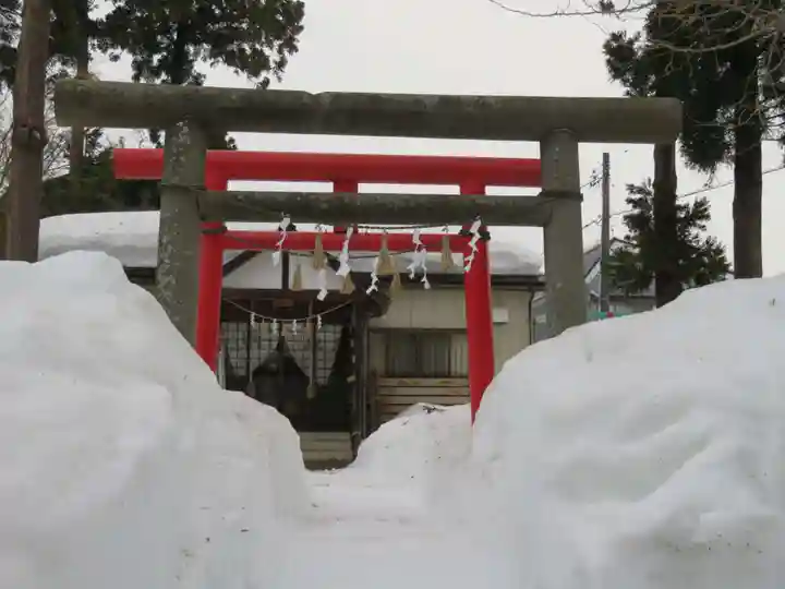 北土橋稲荷神社(猫又稲荷)の鳥居