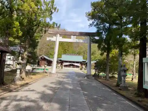 山梨縣護國神社の鳥居