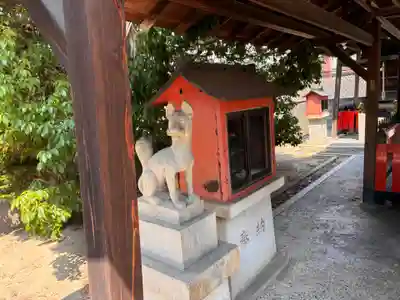 桜翁稲荷大明神の狛犬