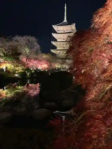 東寺（教王護国寺）の景色