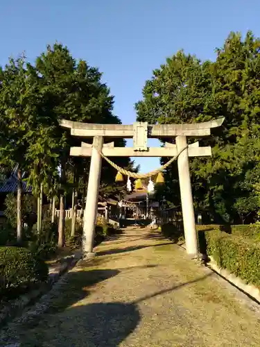 豊原北島神社の鳥居