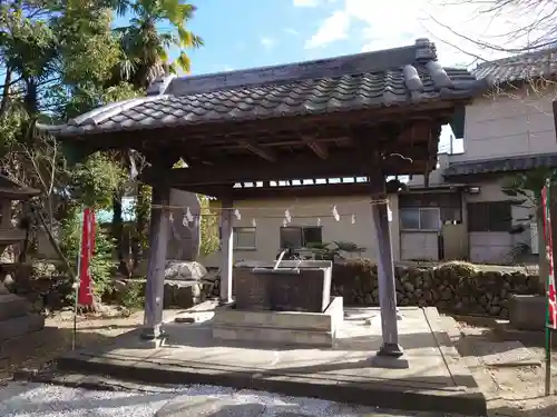 東石清水八幡神社の手水