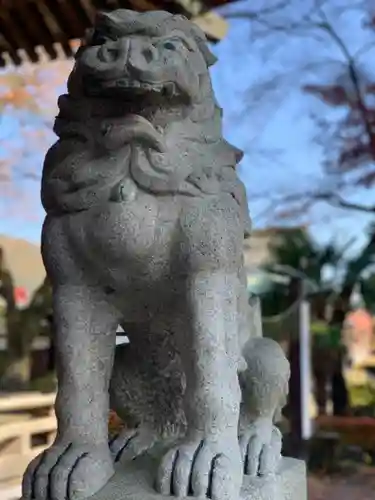 小室浅間神社の狛犬