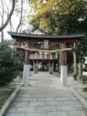 日秀将門神社の鳥居