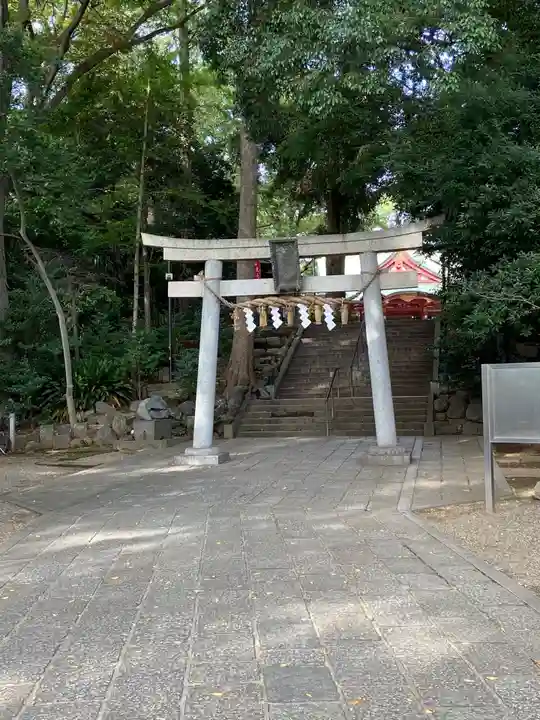 世田谷八幡宮の鳥居