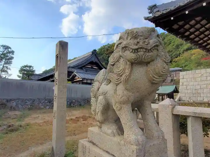 五宮神社の狛犬
