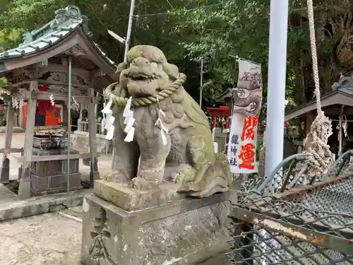 海南神社の狛犬