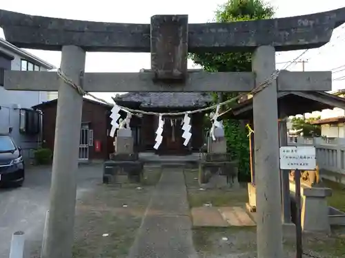 稲荷神社の鳥居