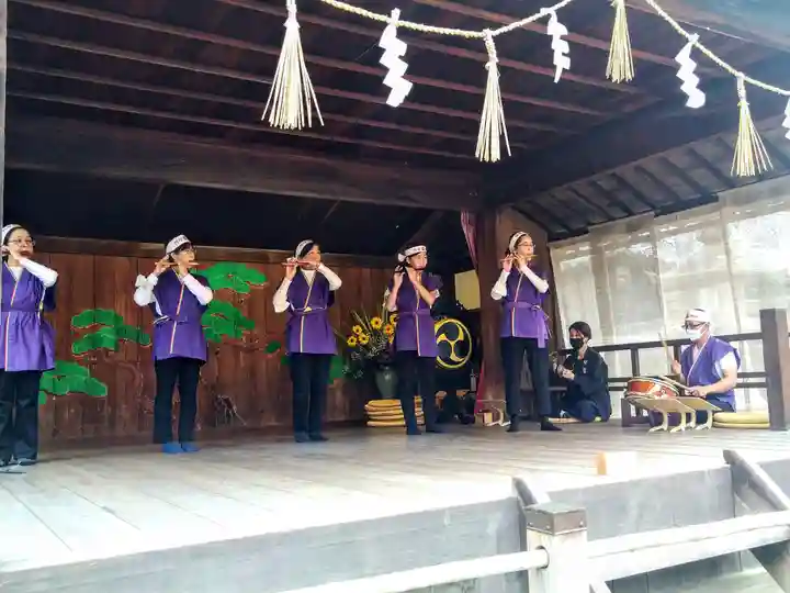 阿智神社のお祭り