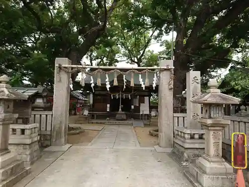 桑津天神社の山門