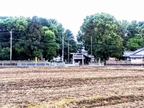 託美神社の周辺