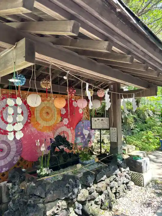 虻田神社の手水舎