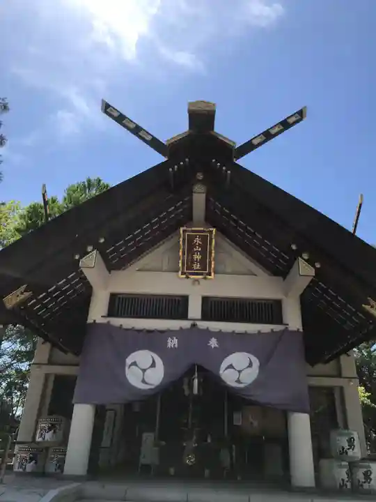 永山神社の本殿・本堂