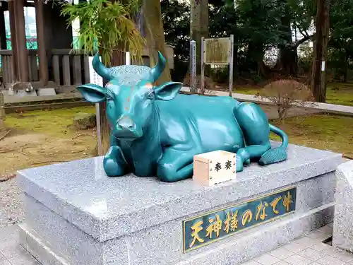 朝日森天満宮の狛犬