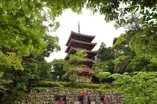 竹林寺の塔