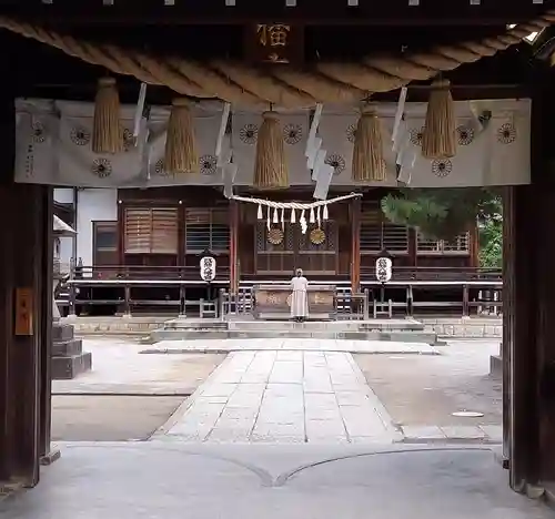 葛飾八幡宮の本殿・本堂