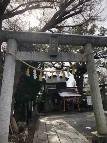 龍ケ崎八坂神社の鳥居