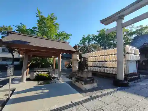 桑名宗社（春日神社）の手水舎