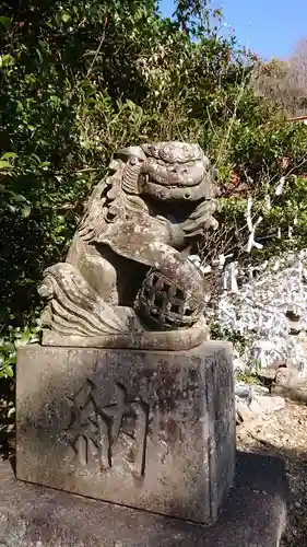 阿豆佐味天神社の狛犬