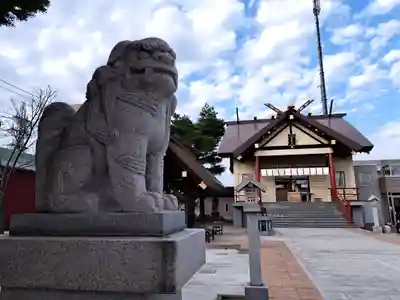新川皇大神社の狛犬