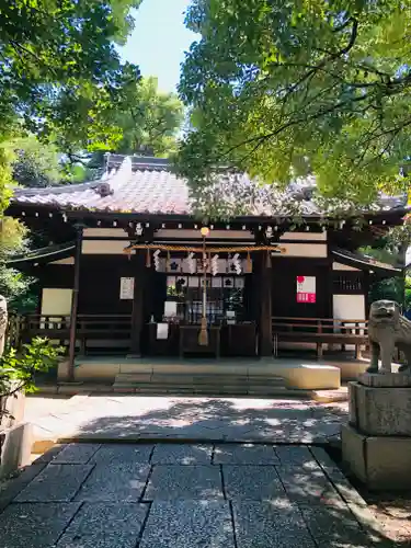 安居神社の本殿