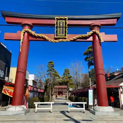 笠間稲荷神社の鳥居