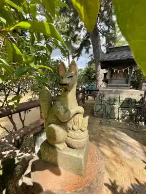 胡録神社の狛犬
