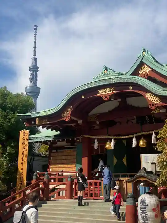 亀戸天神社の本殿・本堂