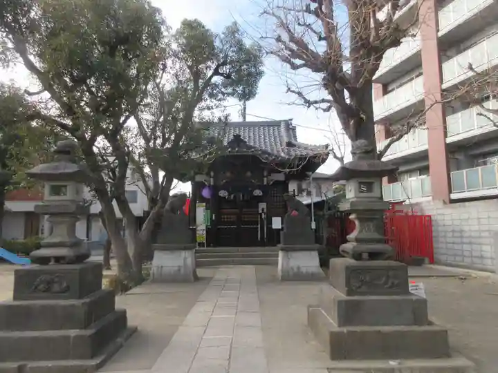 矢口氷川神社の本殿・本堂